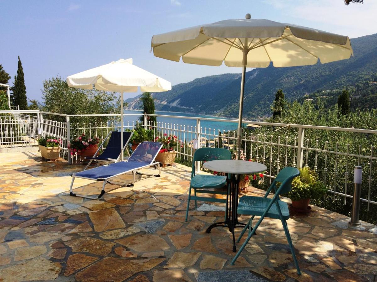 Ferienwohnung Deep Blue- Rosemary Sea View Áyios Nikítas Exterior foto