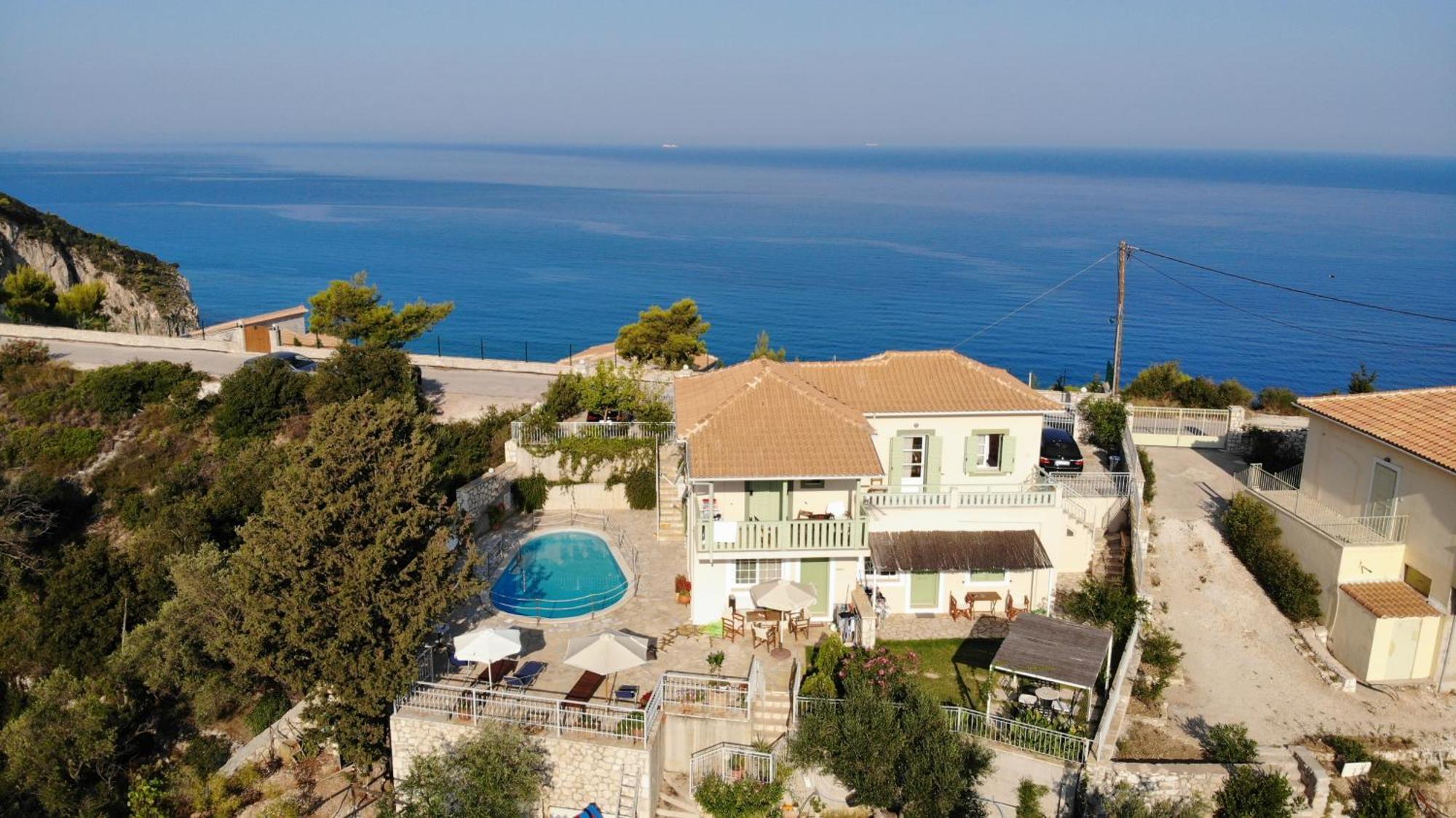 Ferienwohnung Deep Blue- Rosemary Sea View Áyios Nikítas Exterior foto